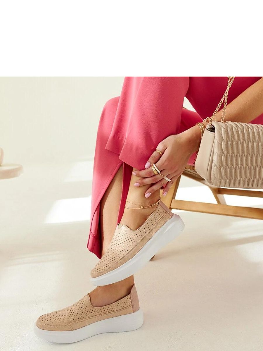 Złote półbuty Marcie - Solea - obrazek 2