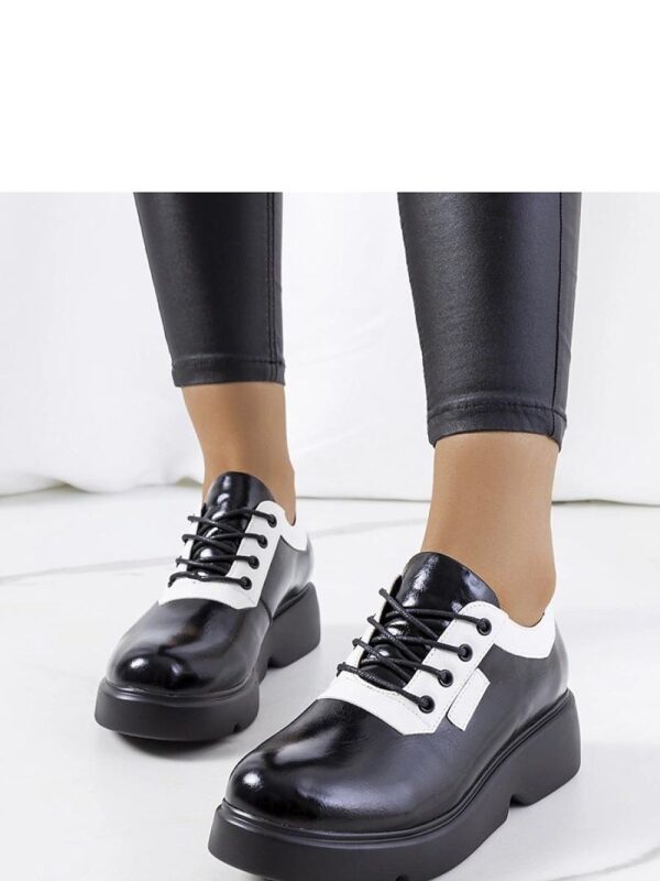 Czarne półbuty Parram - Solea