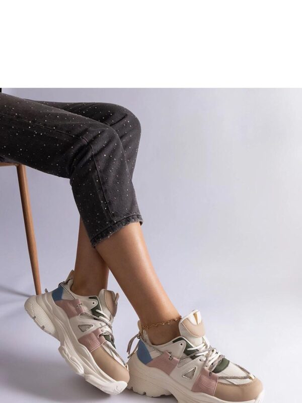 Wielokolorowe sneakersy sportowe damskie Ivett - Solea