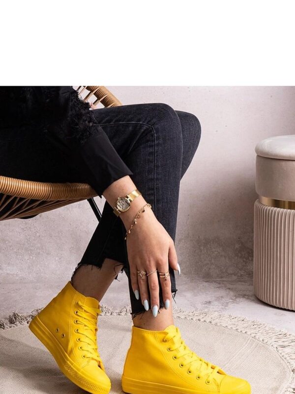 Żółte wysokie trampki Rafife - Solea