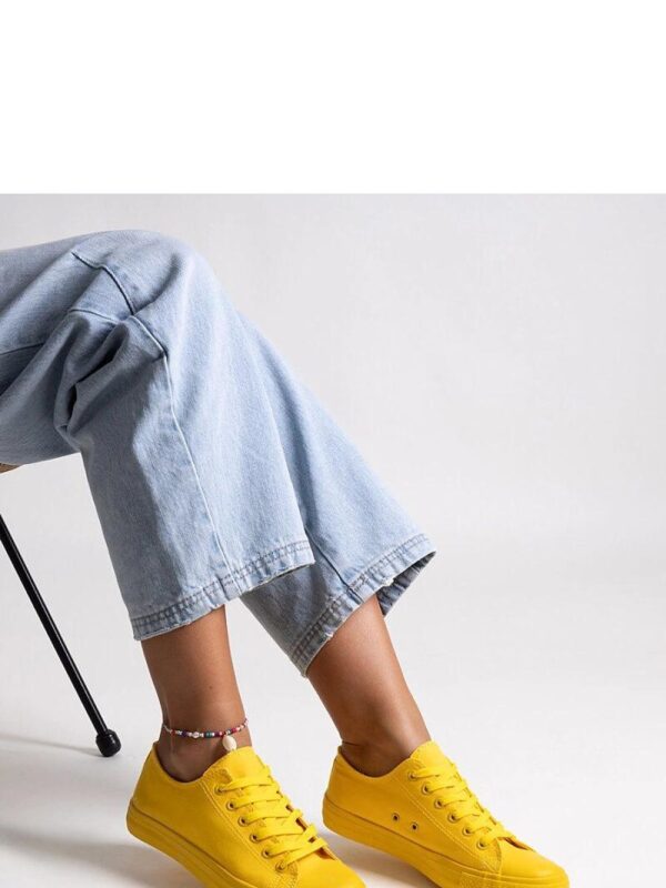 Żółte klasyczne trampki Nudar - Solea