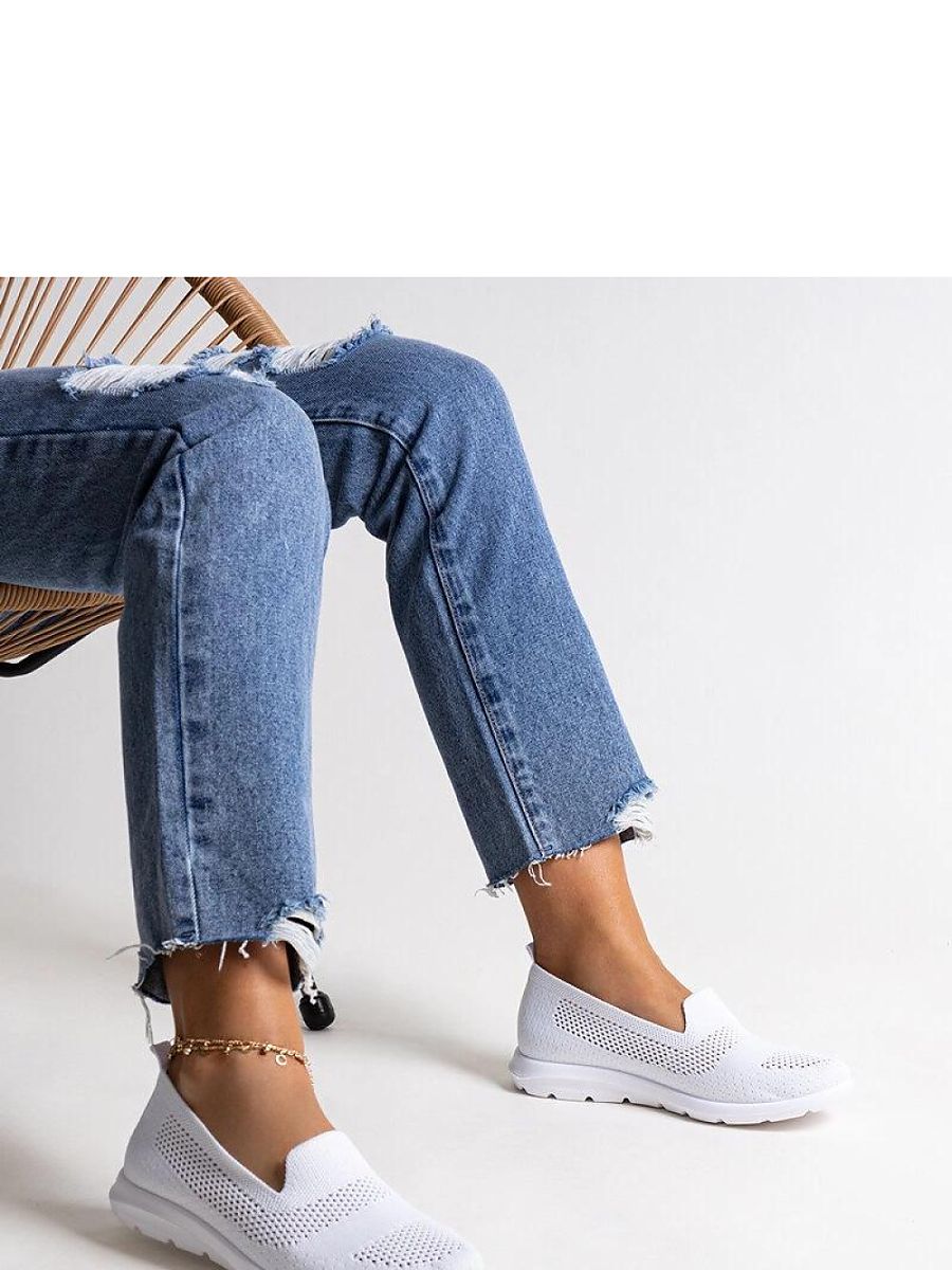 Białe tenisówki na piankowej podeszwie Rahima - Solea - obrazek 3