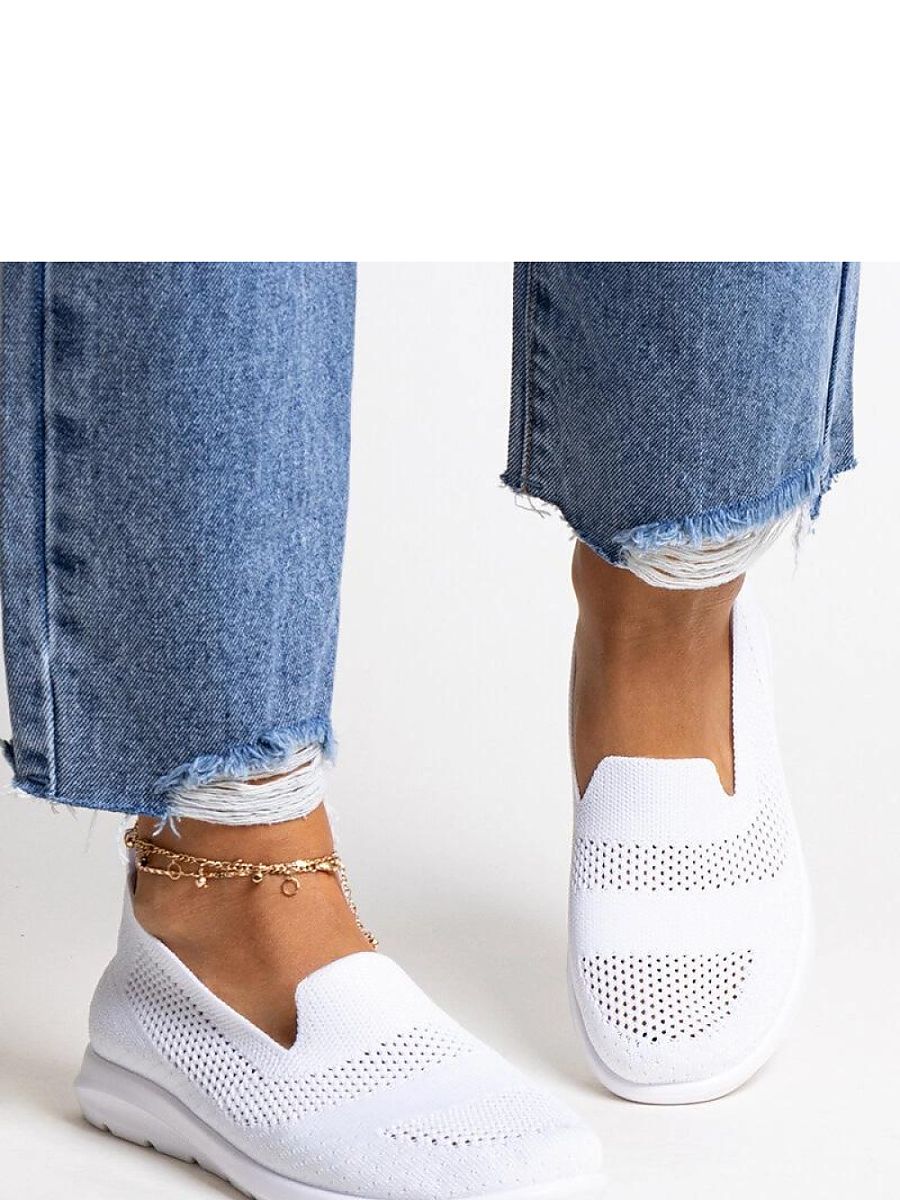 Białe tenisówki na piankowej podeszwie Rahima - Solea - obrazek 4