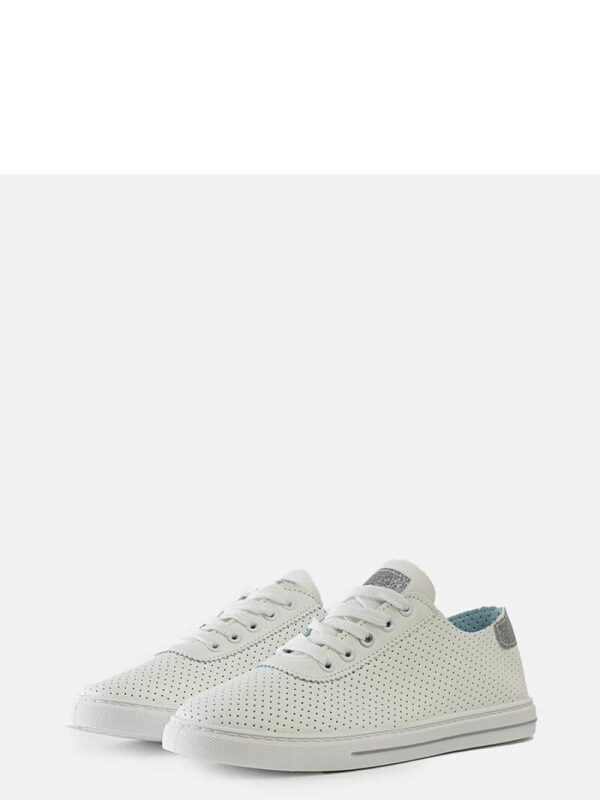 Białe perforowane sneakersy Ruala - Solea