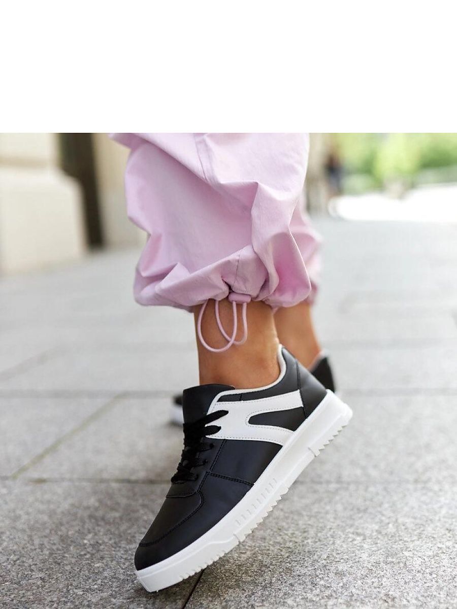 Czarne sneakersy sportowe Hagara - Solea - obrazek 3