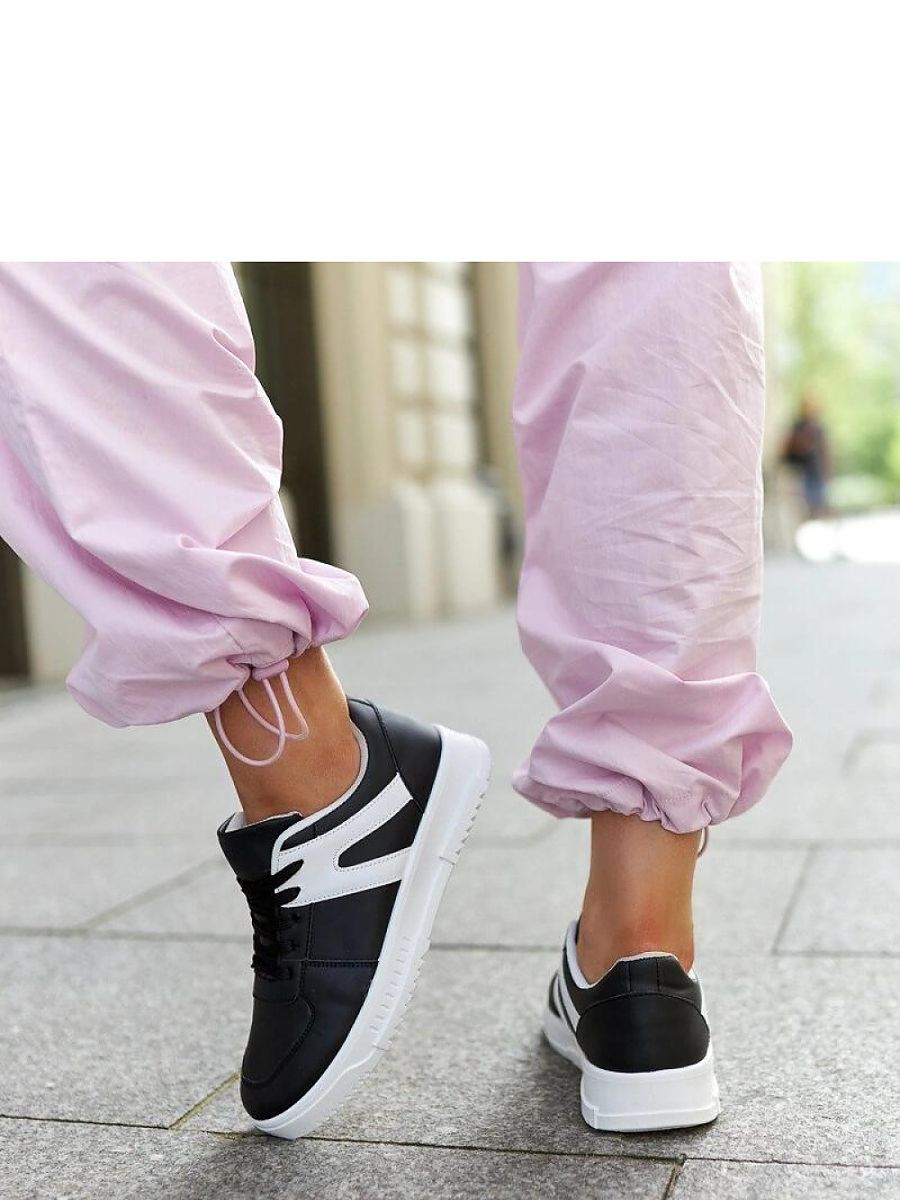 Czarne sneakersy sportowe Hagara - Solea - obrazek 5