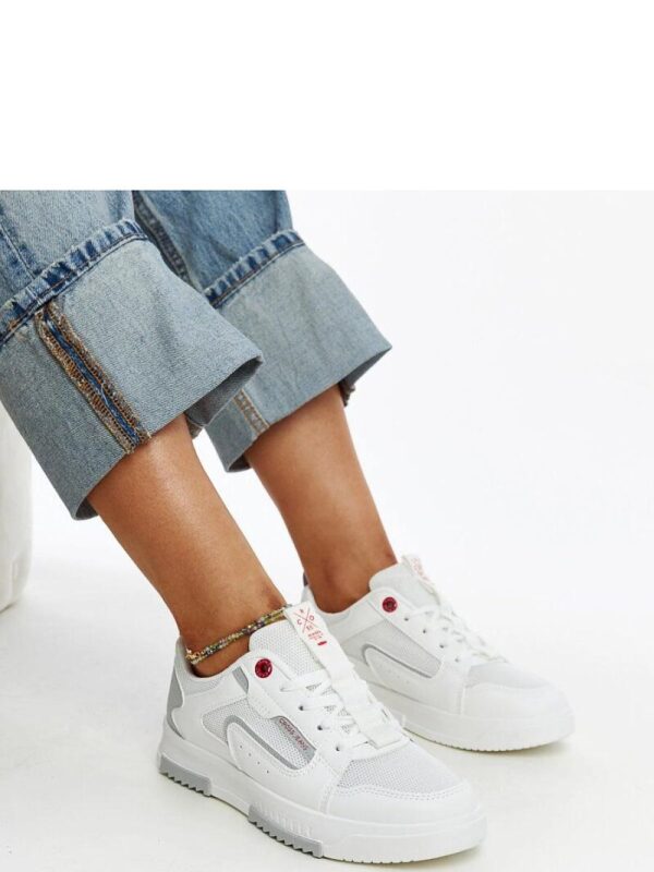 Białe sneakersy damskie CROSS JEANS - Solea