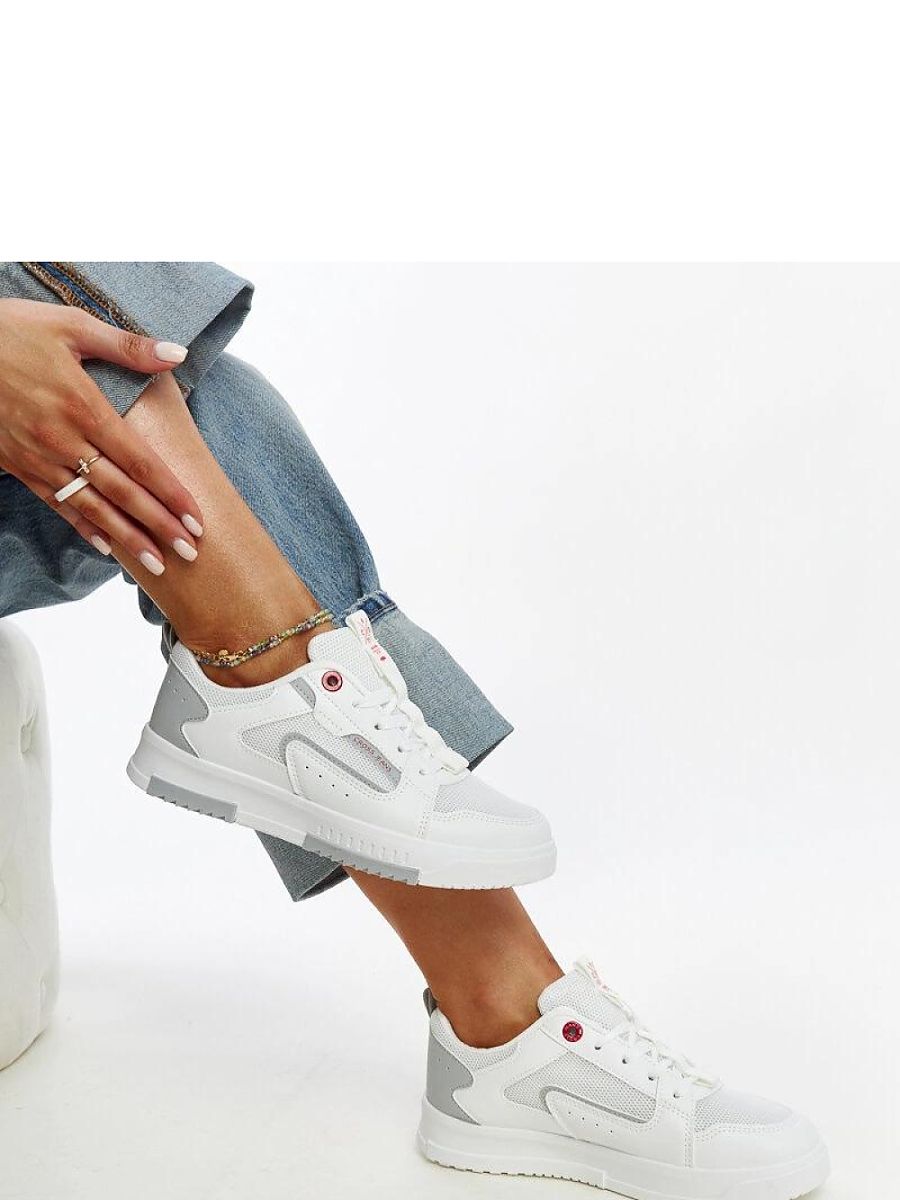 Białe sneakersy damskie CROSS JEANS - Solea - obrazek 2