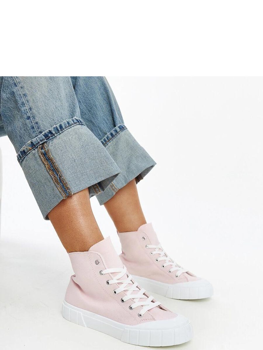 Różowe wysokie trampki Vinka - Solea