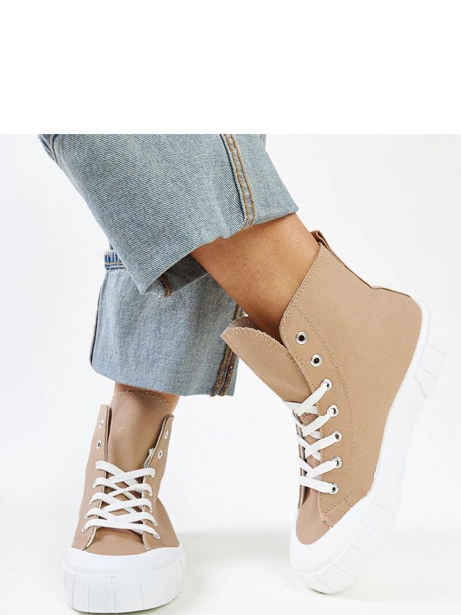 Brązowe wysokie trampki Vinka - Solea - obrazek 3