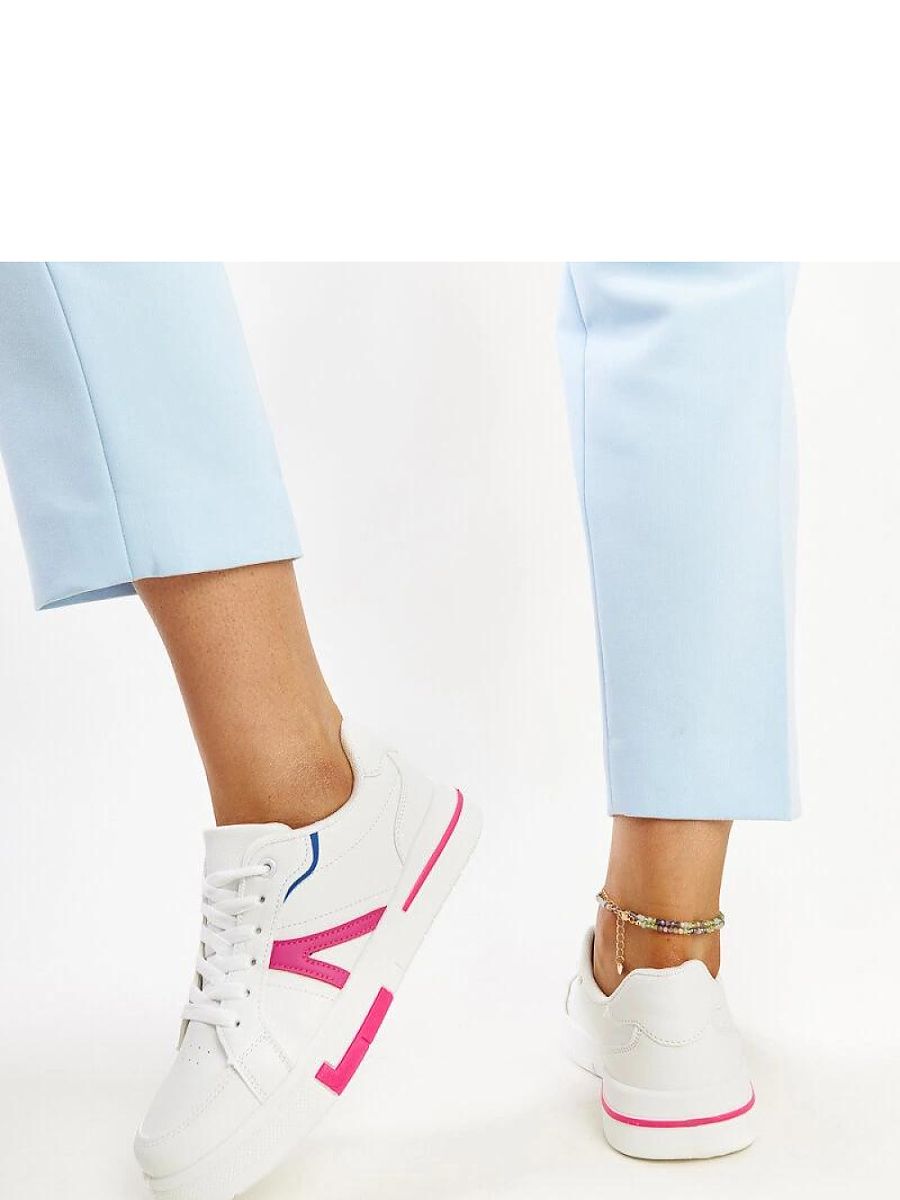 Białe sneakersy z różem Zorica - Solea - obrazek 5