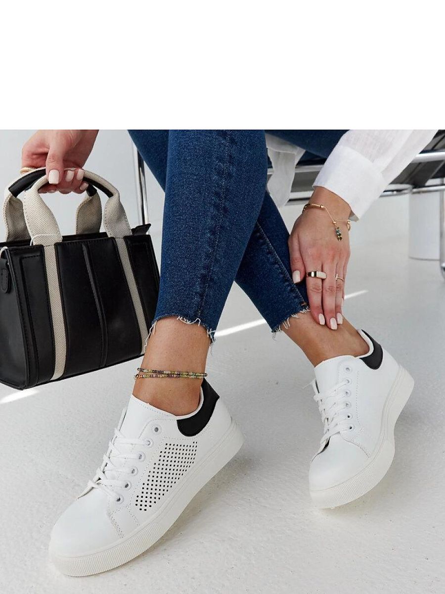 Białe ażurowe sneakersy Semhar - Solea - obrazek 2