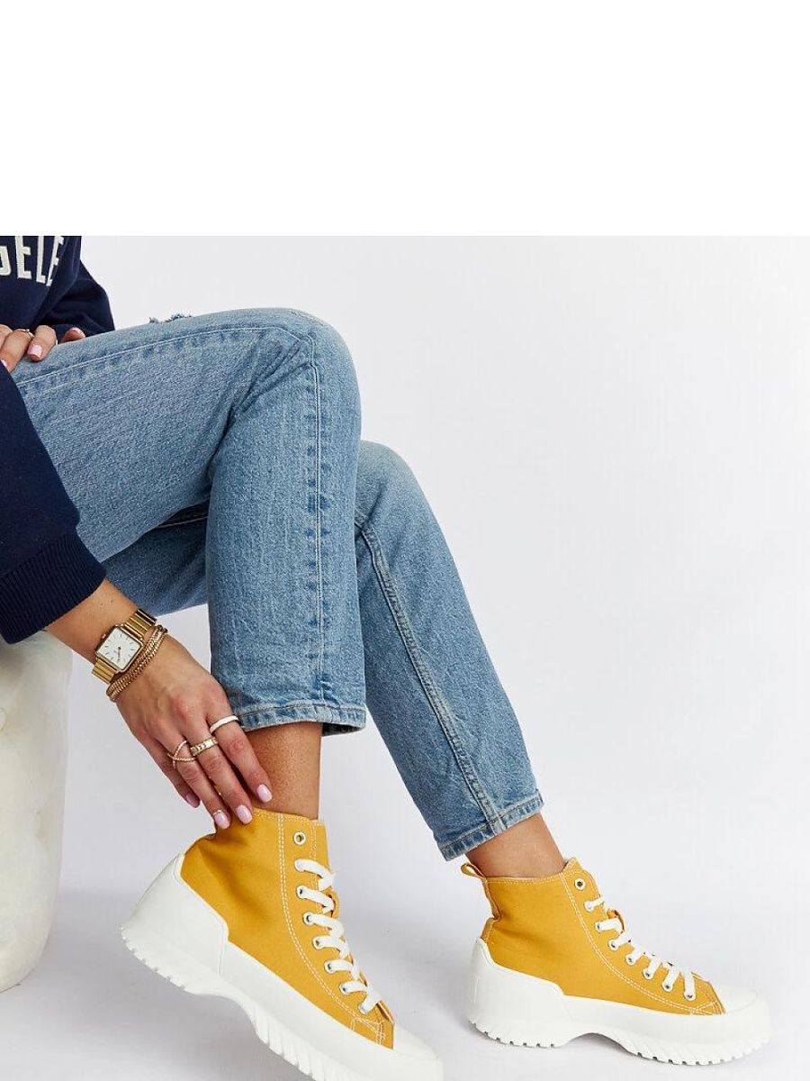 Żółte trampki za kostkę Ronchis - Solea