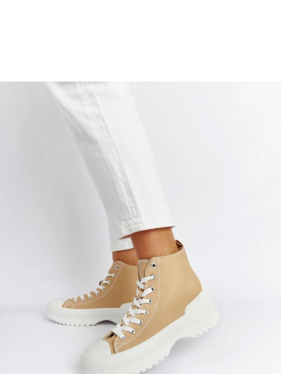 Beżowe trampki za kostkę Ronchis - Solea - obrazek 3