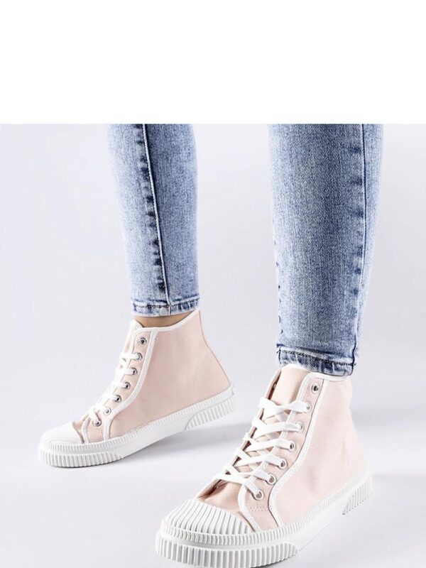 Różowe wysokie trampki Pozzuolo - Solea