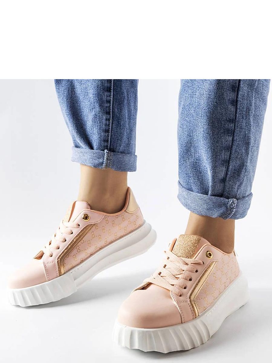 Różowe sneakersy na platformie Giuseppe - Solea