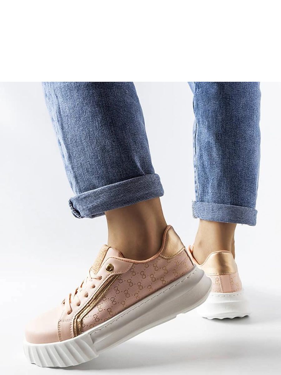 Różowe sneakersy na platformie Giuseppe - Solea - obrazek 2