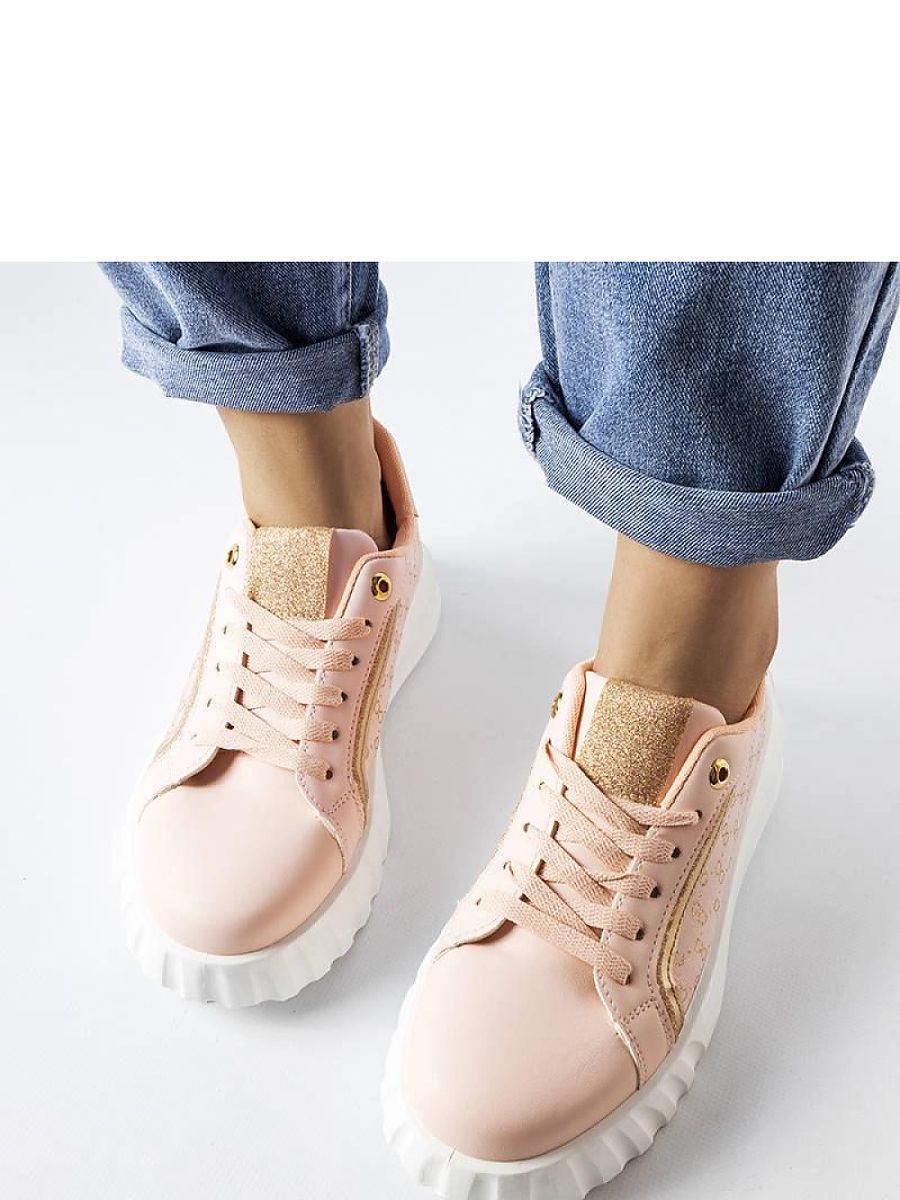Różowe sneakersy na platformie Giuseppe - Solea - obrazek 3