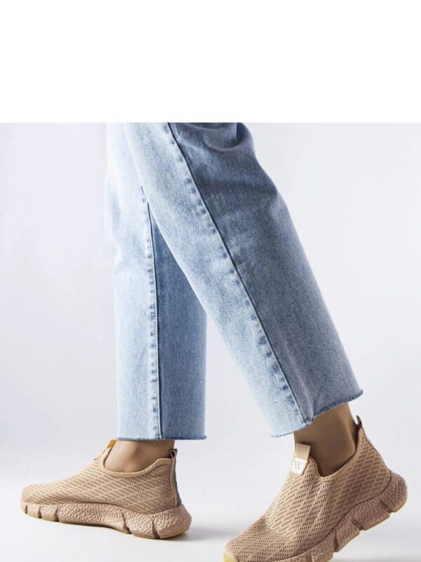 Beżowe wsuwane sneakersy Yellville - Solea