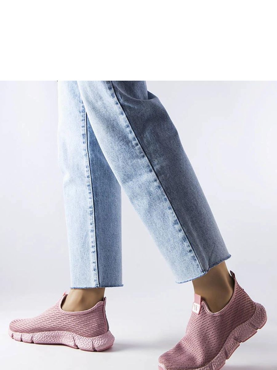 Różowe wsuwane sneakersy Yellville - Solea - obrazek 2