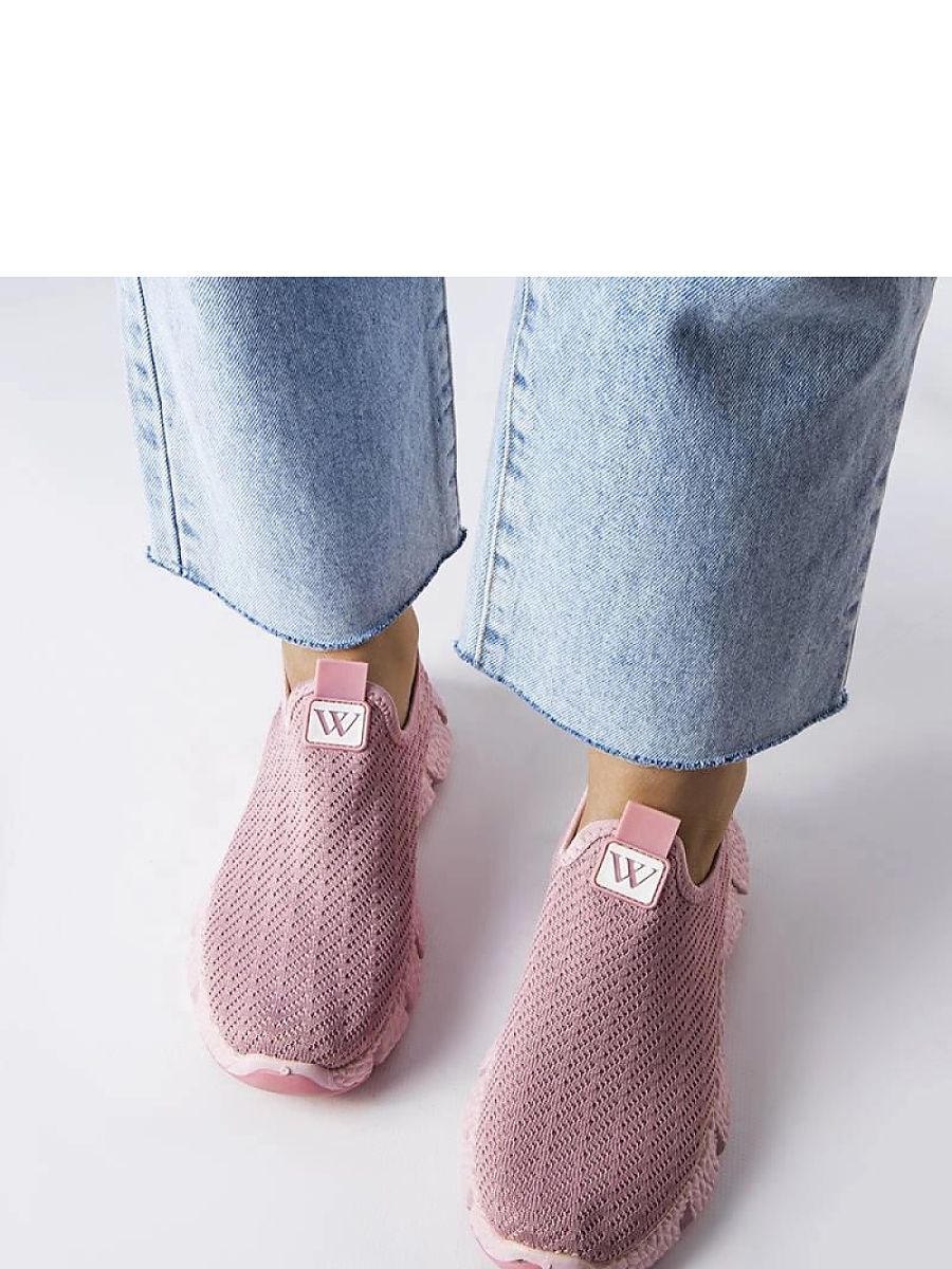 Różowe wsuwane sneakersy Yellville - Solea - obrazek 3