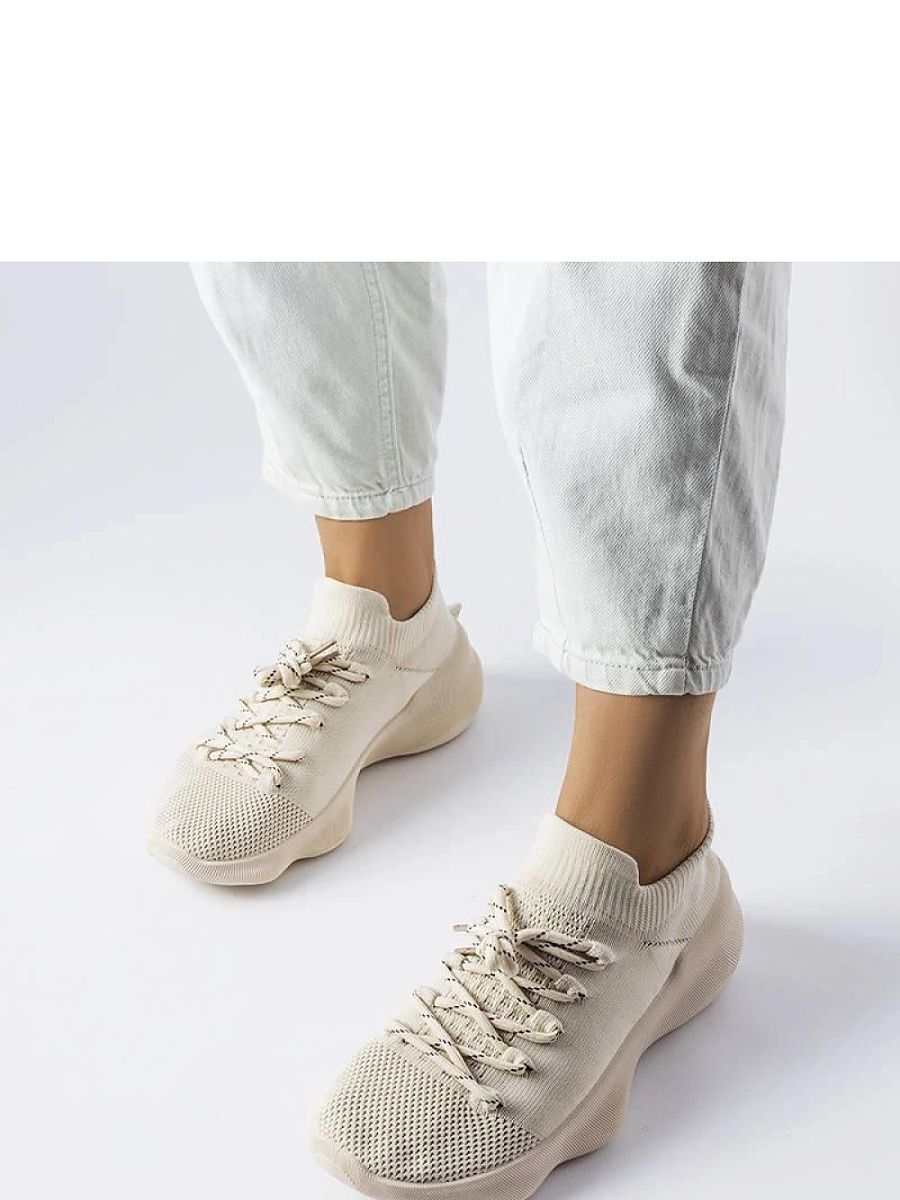 Beżowe buty sportowe damskie Côté - Solea