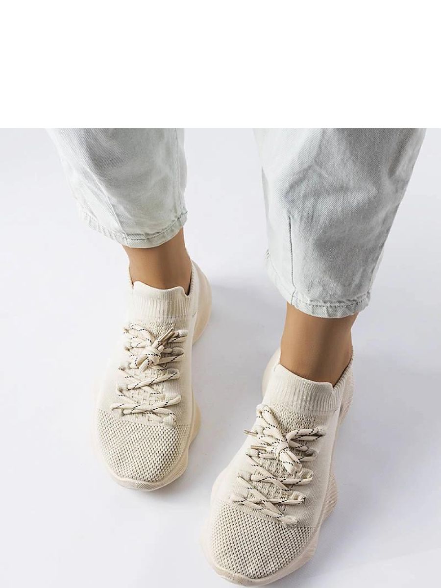 Beżowe buty sportowe damskie Côté - Solea - obrazek 3