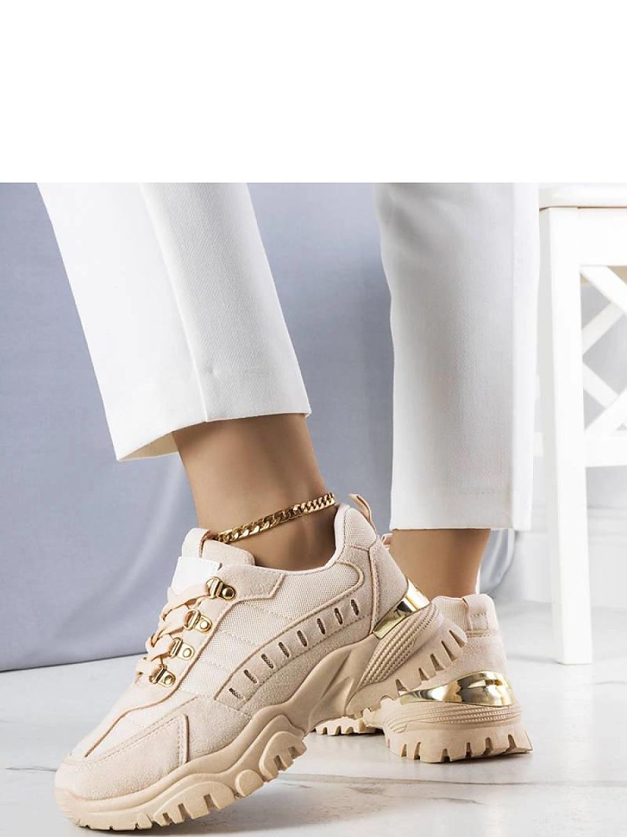 Beżowe sneakersy Mindy - Solea - obrazek 3