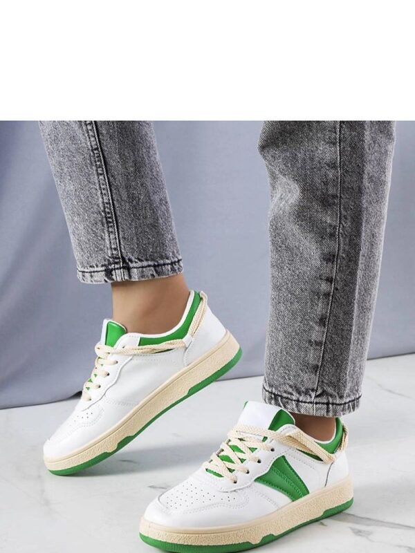 Zielone damskie sneakersy Marcella - Solea