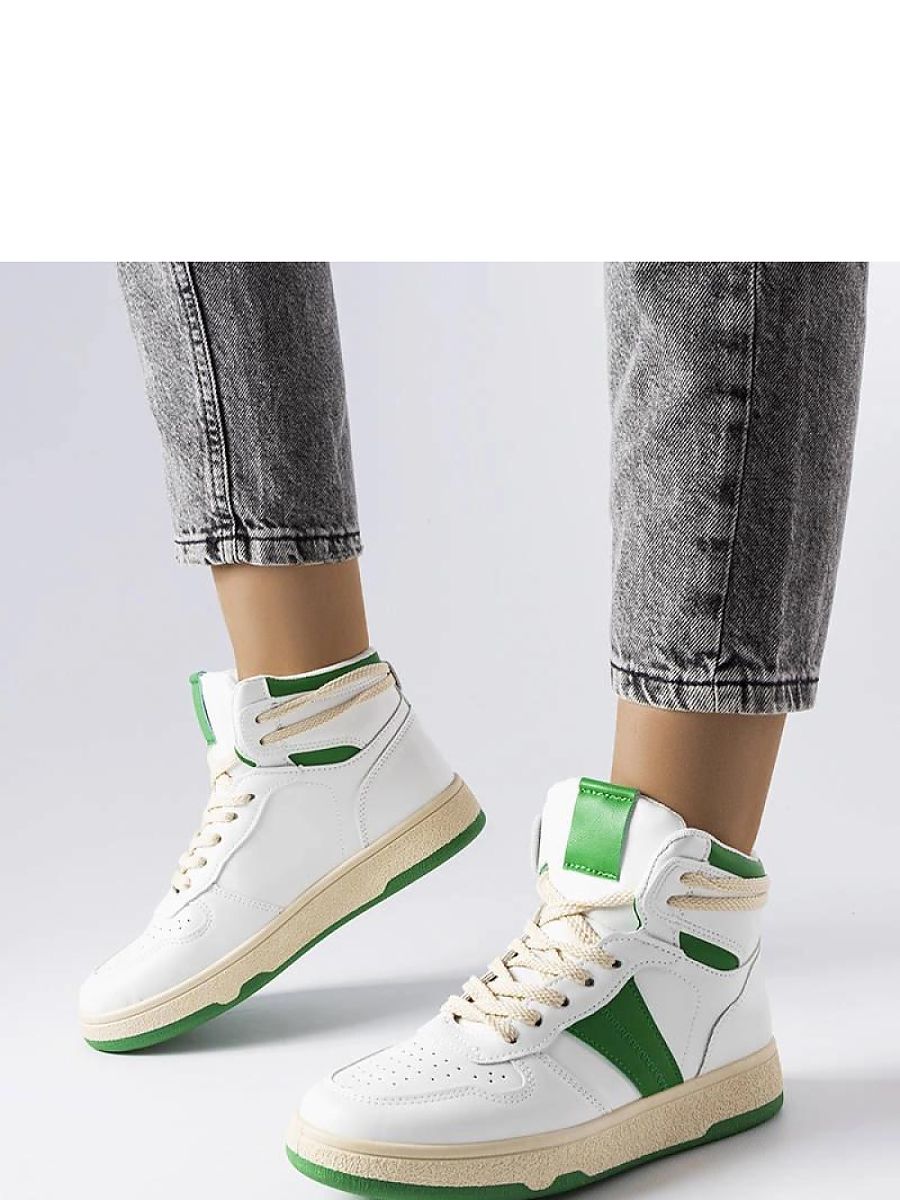 Zielone sneakersy za kostkę Robin - Solea