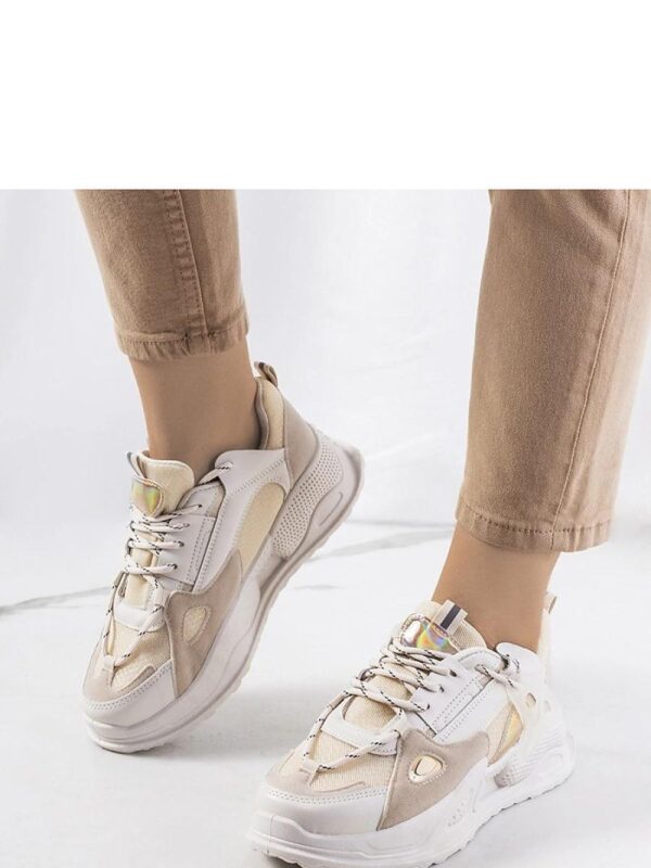 Beżowe sneakersy Mansfield - Solea