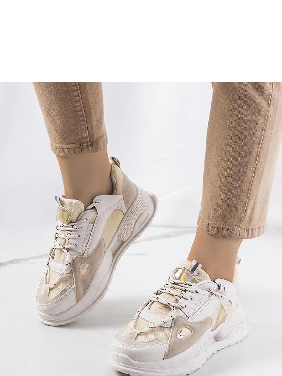 Beżowe sneakersy Mansfield - Solea