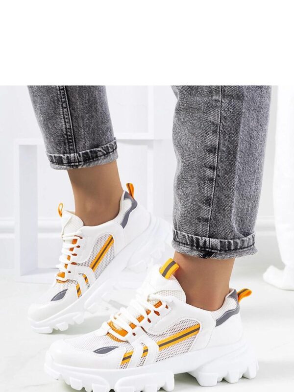 Białe sneakersy damskie Bernier - Solea