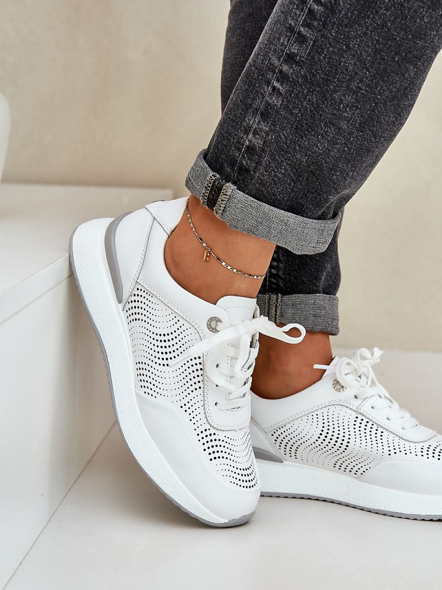 Buty Sportowe Model S.Barski LR51-551 White - Step in style - obrazek 3