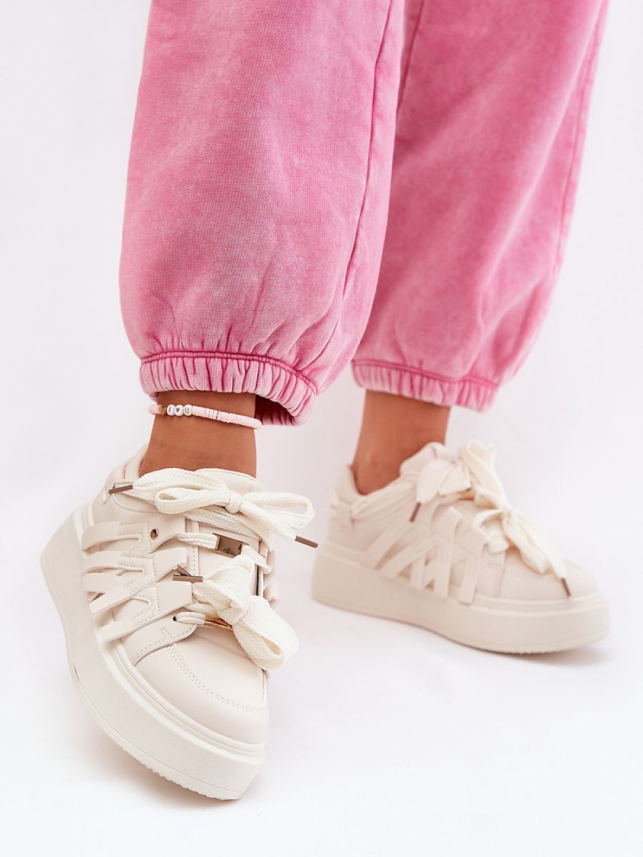 Buty Sportowe Model Penolle 8927 Beige - Step in style