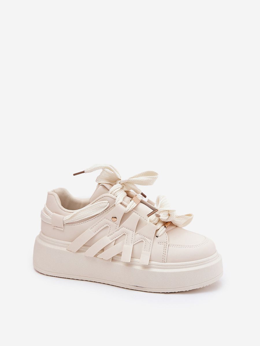 Buty Sportowe Model Penolle 8927 Beige - Step in style - obrazek 2