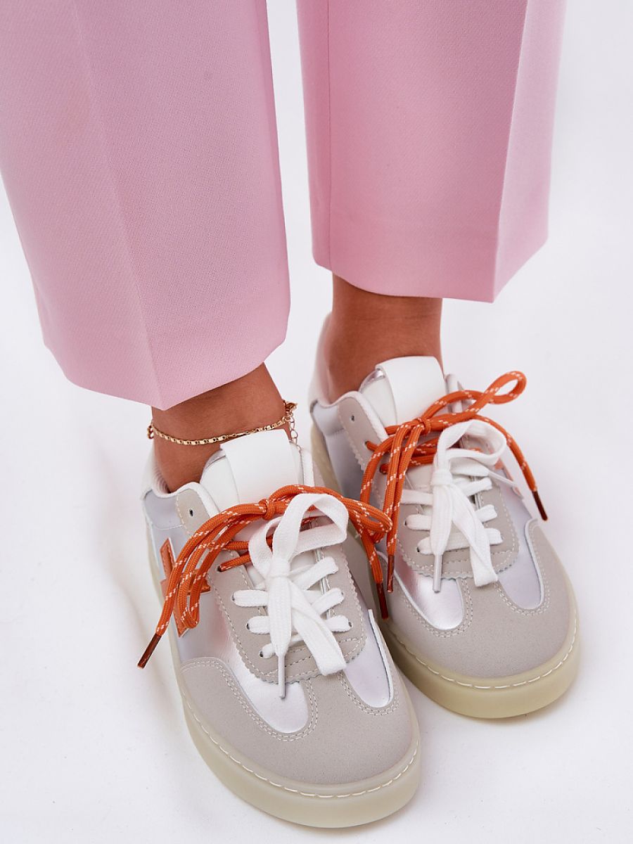 Buty Sportowe Model Zelevelis C2051-3 Silver - Step in style - obrazek 3