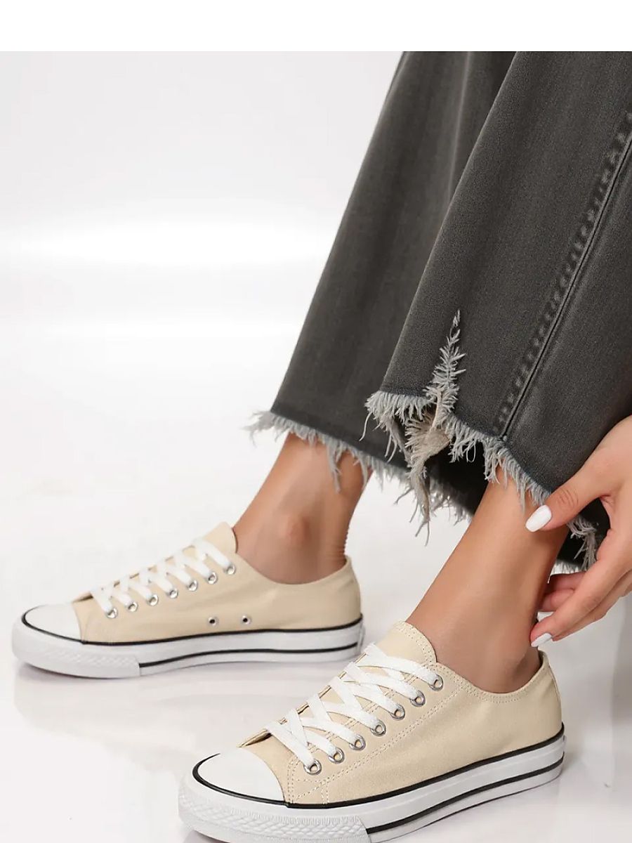 Damskie Trampki NERIA BEIGE - Inello - obrazek 4