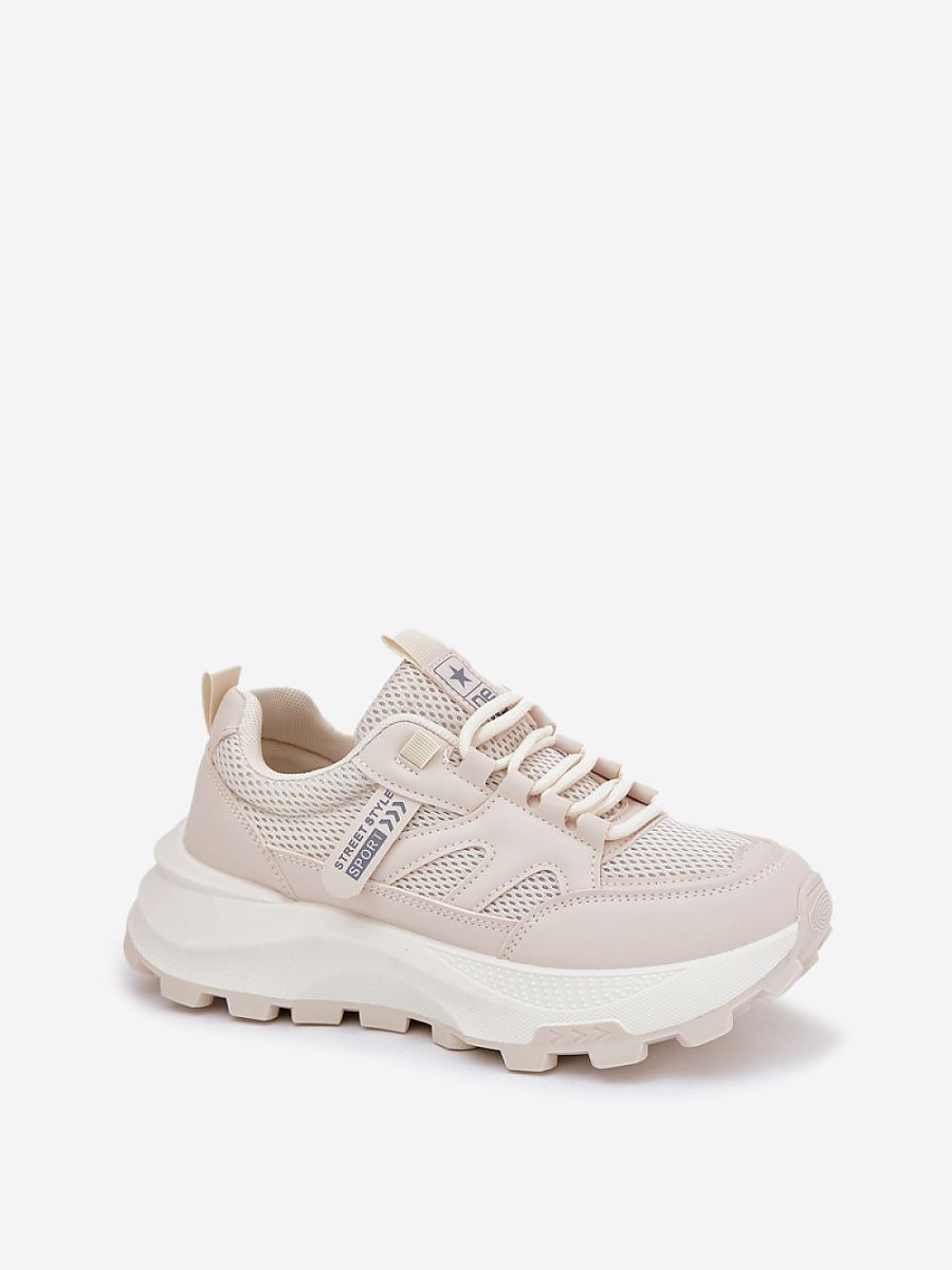 Buty Sportowe Model Prononice 25SP36-8511 Beige - Step in style - obrazek 2