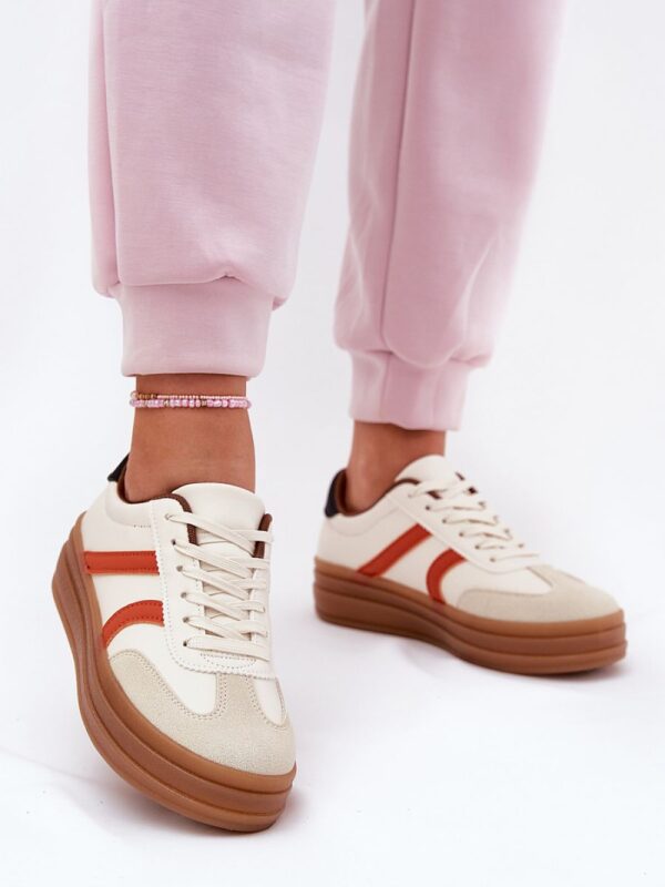 Buty Sportowe Model Tolianna 25SP26-9087 Beige - Step in style