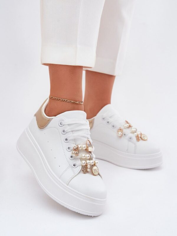 Buty Sportowe Model Ocerdia YY-156 White/Gold - Step in style