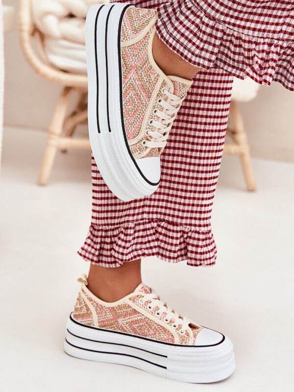 Trampki Model Melina 806-4D Pink - Step in style