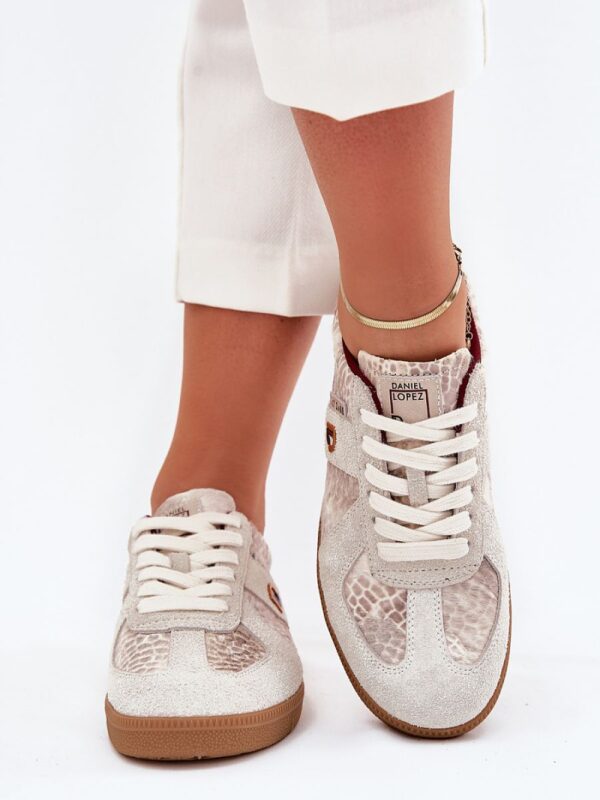 Buty Sportowe Model Daniel Lopez SS2D4032 Beige Wzór - Step in style