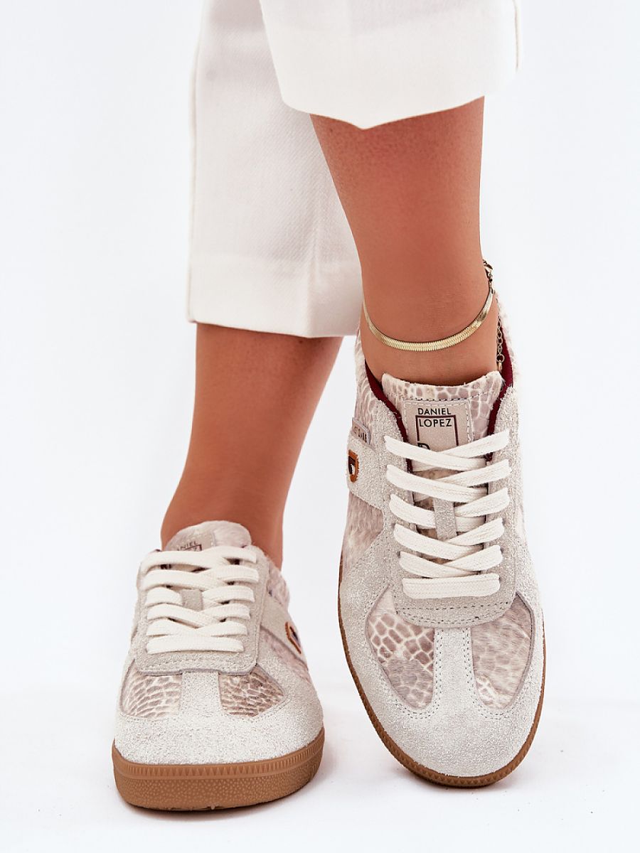 Buty Sportowe Model Daniel Lopez SS2D4032 Beige Wzór - Step in style