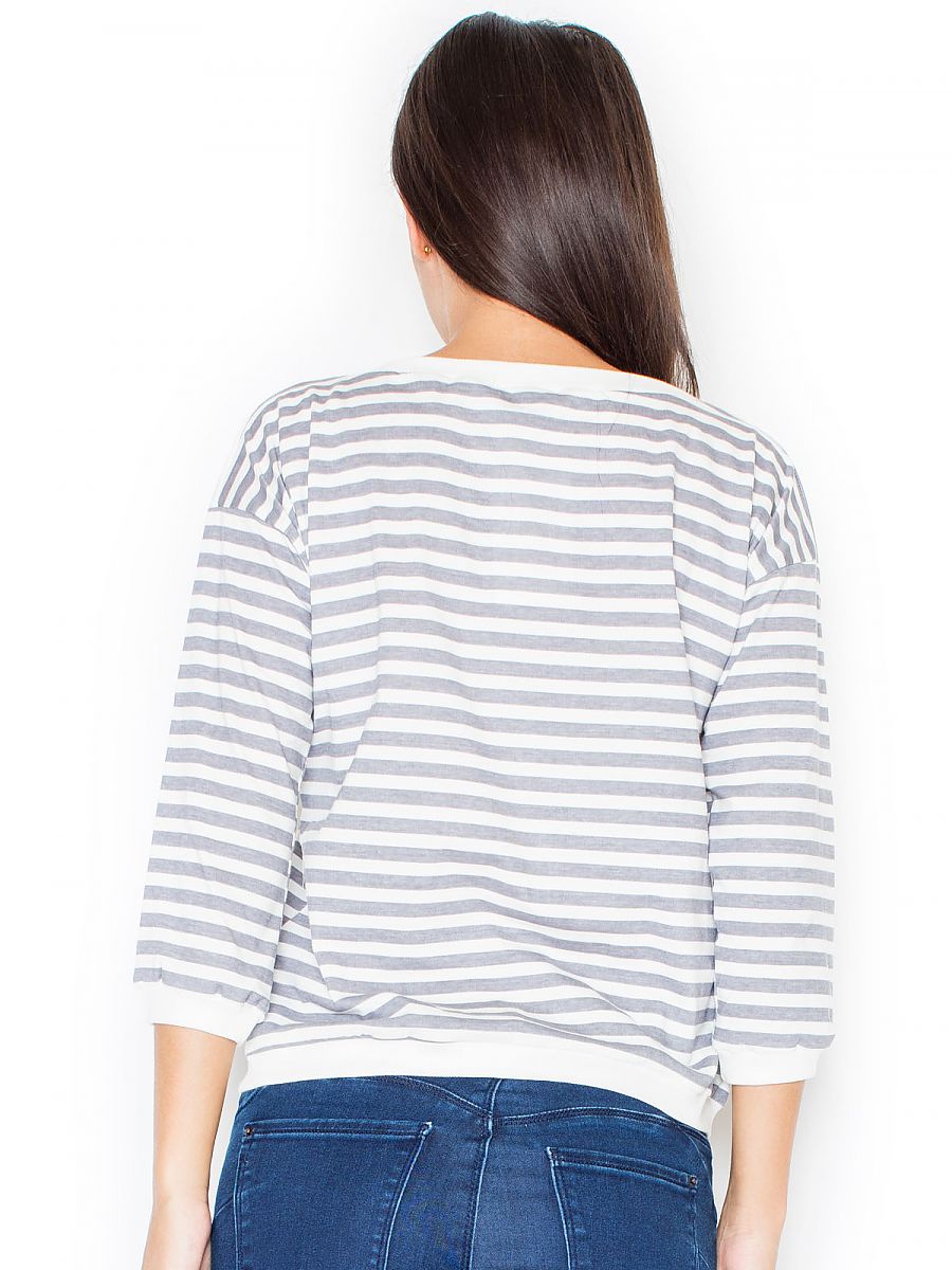 Bluzka Model K204 Grey - Katrus - obrazek 3