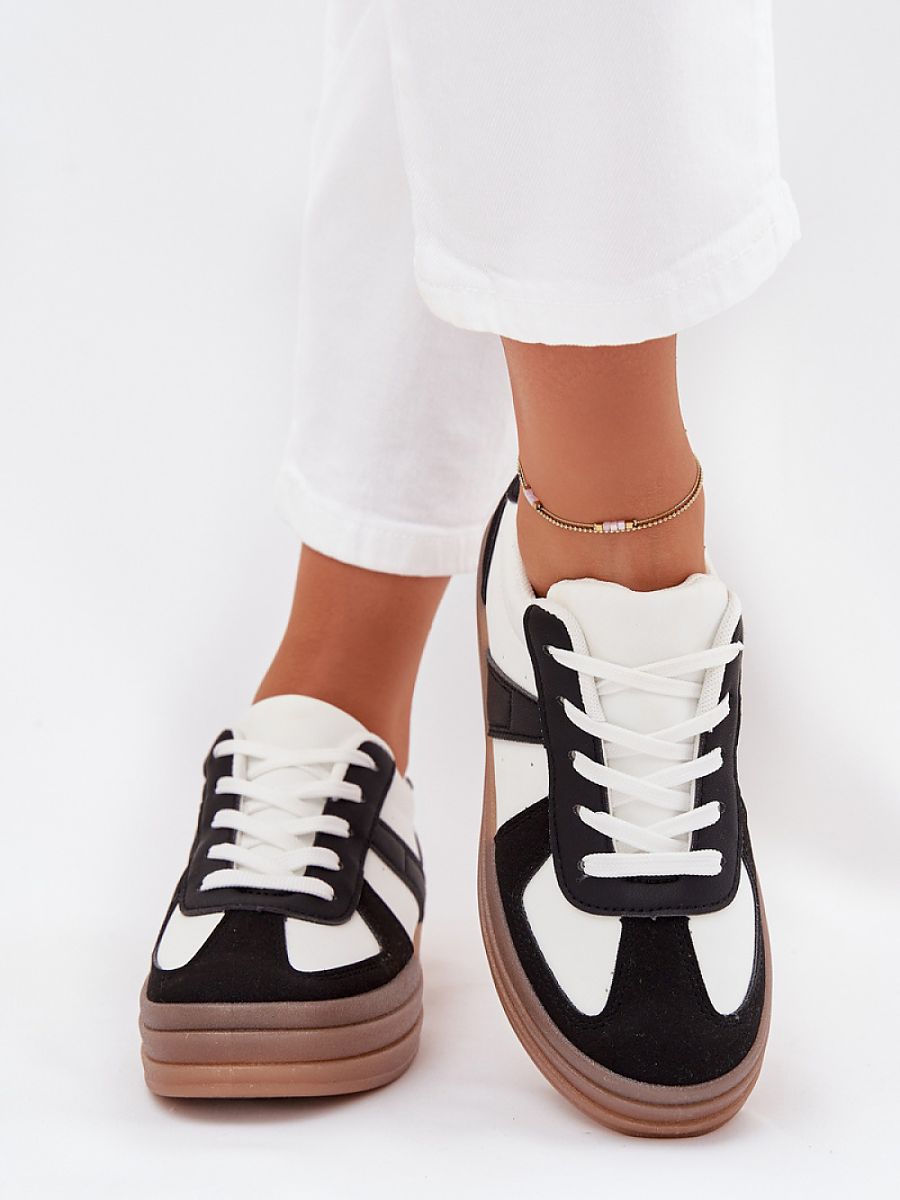 Buty Sportowe Model Sivirae X3032 White/Black - Step in style - obrazek 3