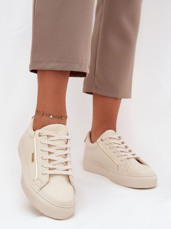 Buty Sportowe Model Big Star SS274027 Beige/Gold - Step in style