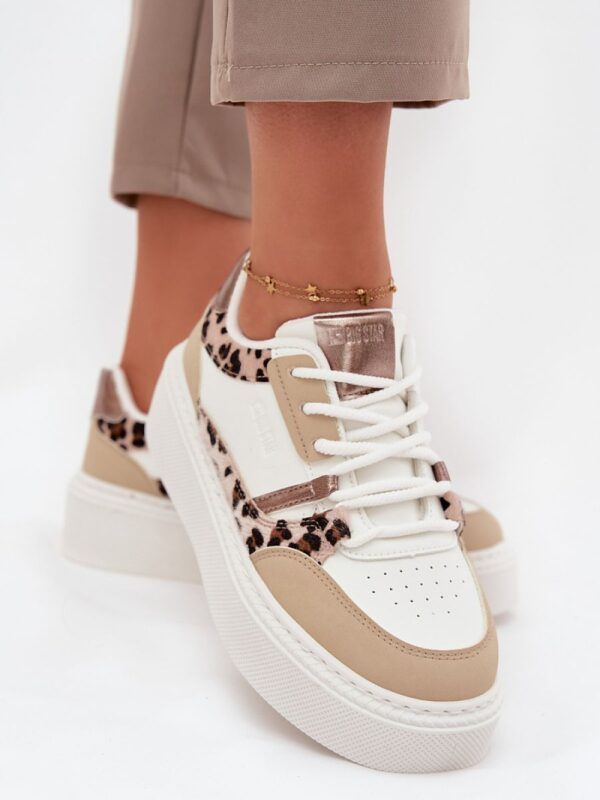 Buty Sportowe Model Big Star SS274357 Panterka White/Beige - Step in style