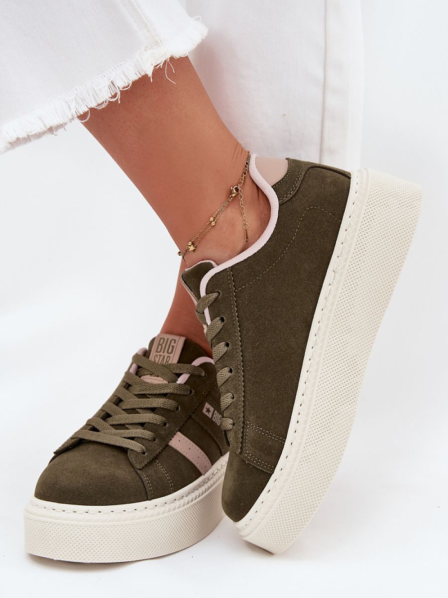 Buty Sportowe Model Big Star SS274349 Green - Step in style - obrazek 3