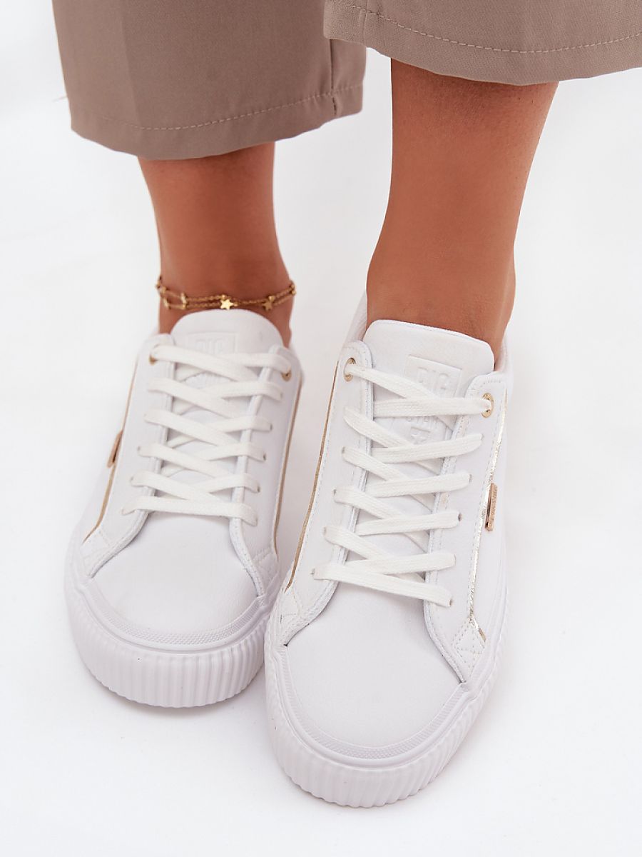 Buty Sportowe Model Big Star SS274026 White/Gold - Step in style - obrazek 3
